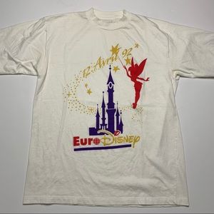 Vintage 90s Euro Disney Tee Shirt Size M